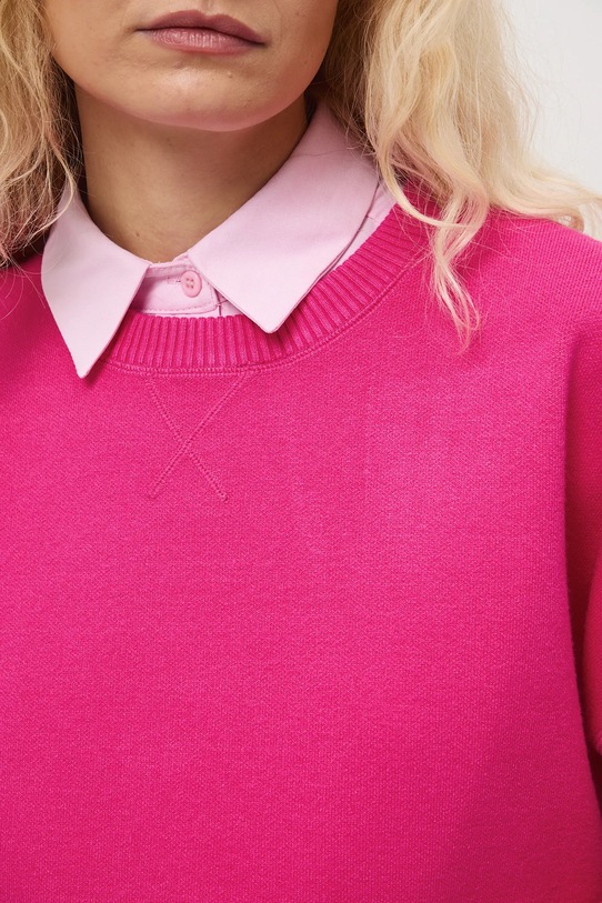 Sweter damski gładki RS26-SWD011 różowy