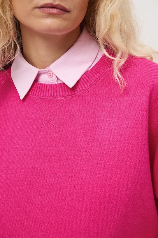 Sweter damski gładki RS26-SWD011 różowy