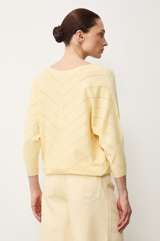 Odzież Medicine sweter damski ażurowy RS26-SWD041 żółty