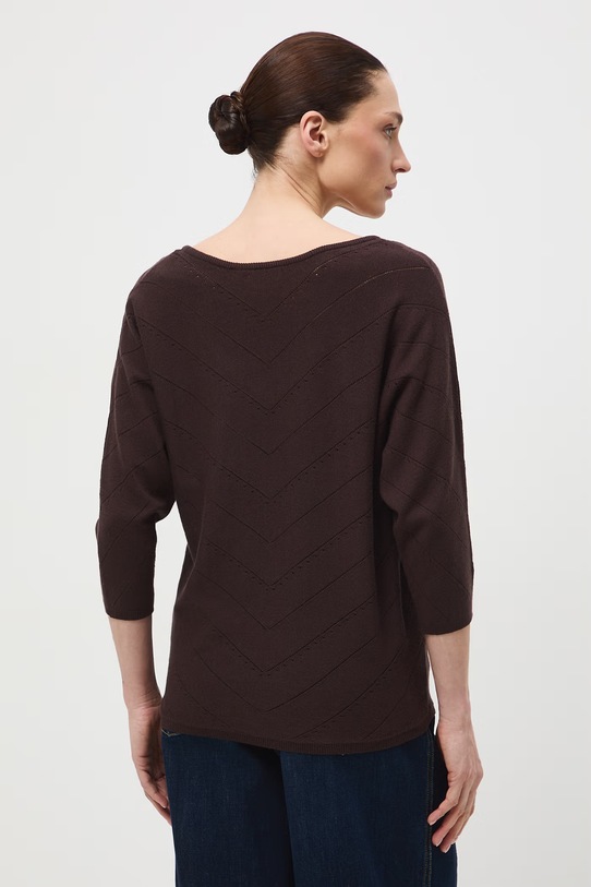 Odzież Medicine sweter damski ażurowy RS26-SWD041 brązowy