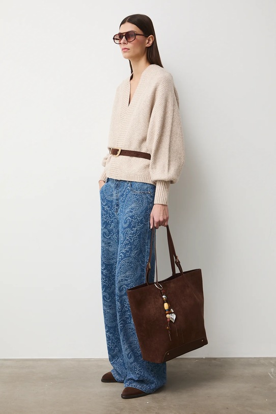 Medicine sweter oversize beżowy RS26-SWD202