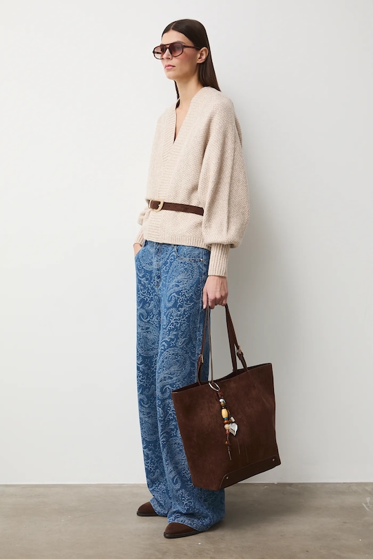 Medicine sweter oversize beżowy RS26-SWD202