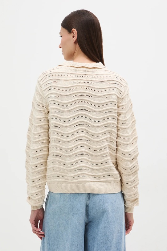 Odzież Medicine sweter bawełniany RS26-SWD282 beżowy