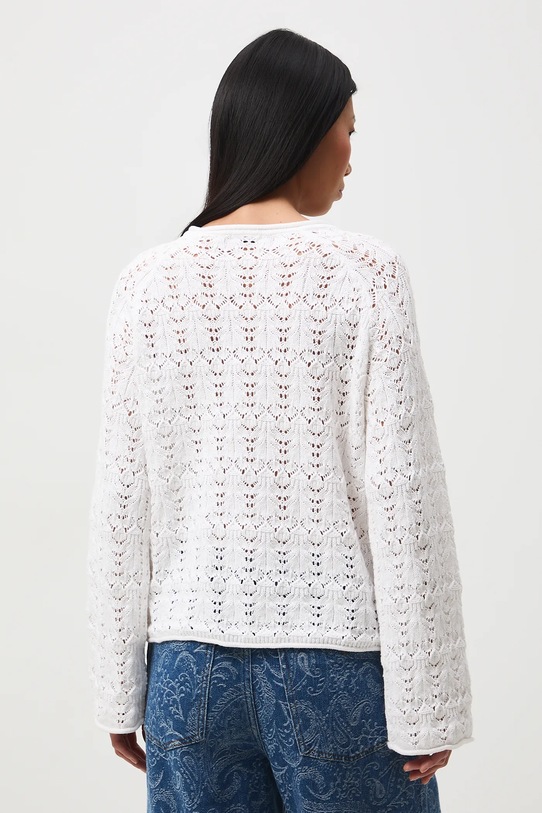 Odzież Medicine sweter bawełniany RS26-SWD305 biały