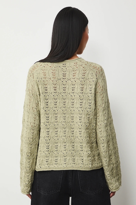 Odzież Medicine sweter bawełniany RS26-SWD305 zielony