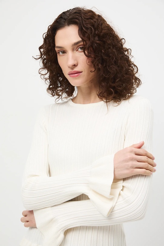 Svetr dámský se strukturovanou viskózou béžová RS26-SWD406