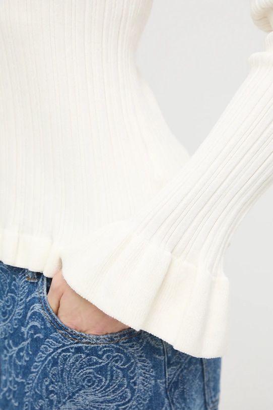 Svetr dámský se strukturovanou viskózou RS26-SWD406 béžová