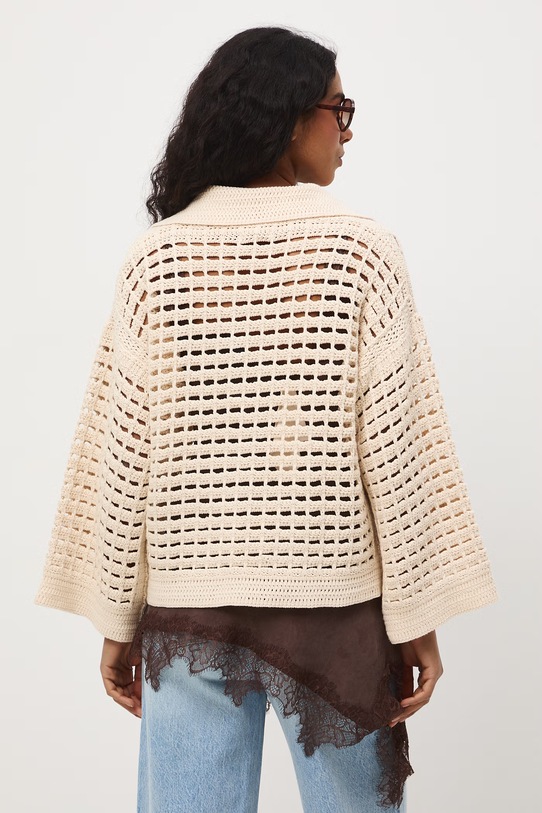 Odzież Medicine sweter damski z bawełny RS26-SWD508 beżowy