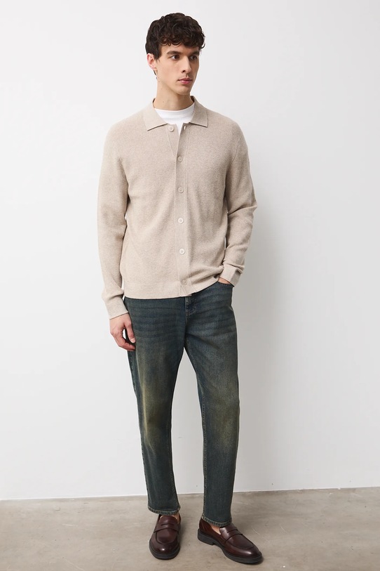 Medicine kardigan RS26-SWM100 beżowy RS26