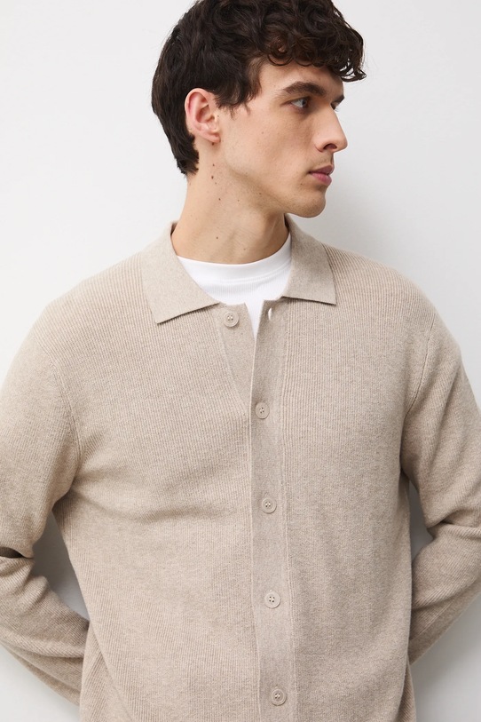 Medicine kardigan RS26-SWM100 beżowy