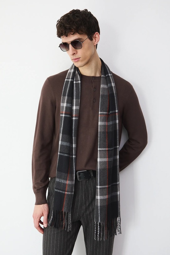 Medicine sweter regular brązowy RS26-SWM103