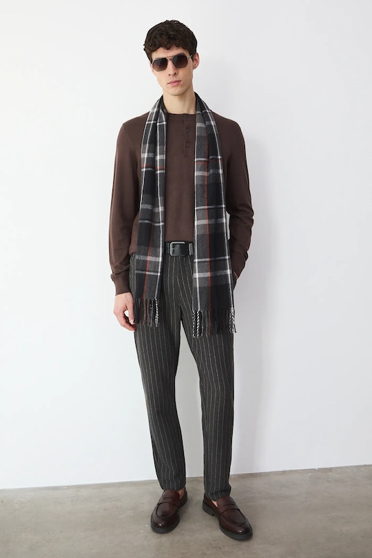 Medicine sweter RS26-SWM103 brązowy RS26