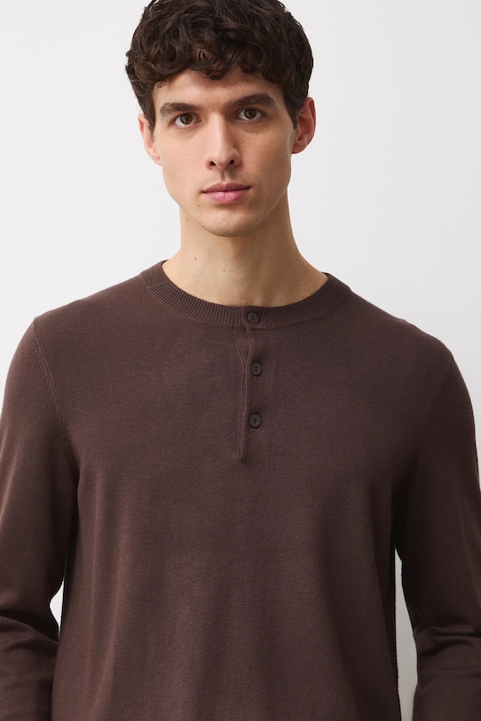 Medicine sweter brązowy RS26-SWM103