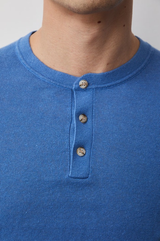 Medicine sveter pánsky s ľanom RS26-SWM500 modrá