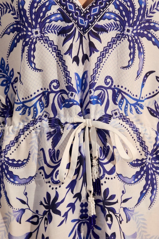 Narzutka plażowa damska z wiskozy RS26-SYD900 multicolor