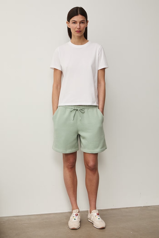 Medicine szorty dresowe damskie zielony RS26-SZD050