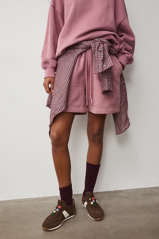 Medicine szorty dresowe damskie różowy RS26-SZD050