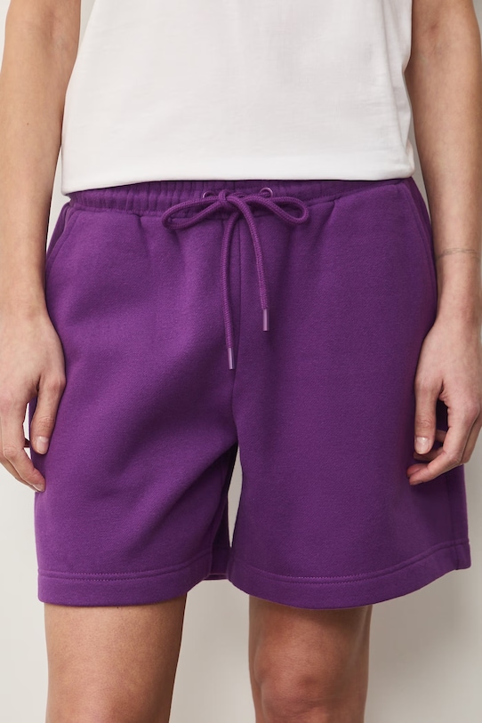 Medicine szorty dresowe damskie fioletowy RS26-SZD050