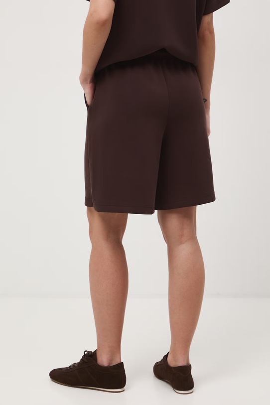 Odzież Szorty dresowe damskie z modalem RS26-SZD706 brązowy