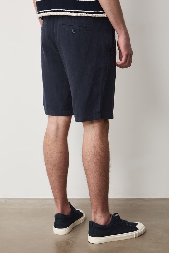 Odzież Medicine szorty chino męskie z lnem RS26-SZM073 granatowy