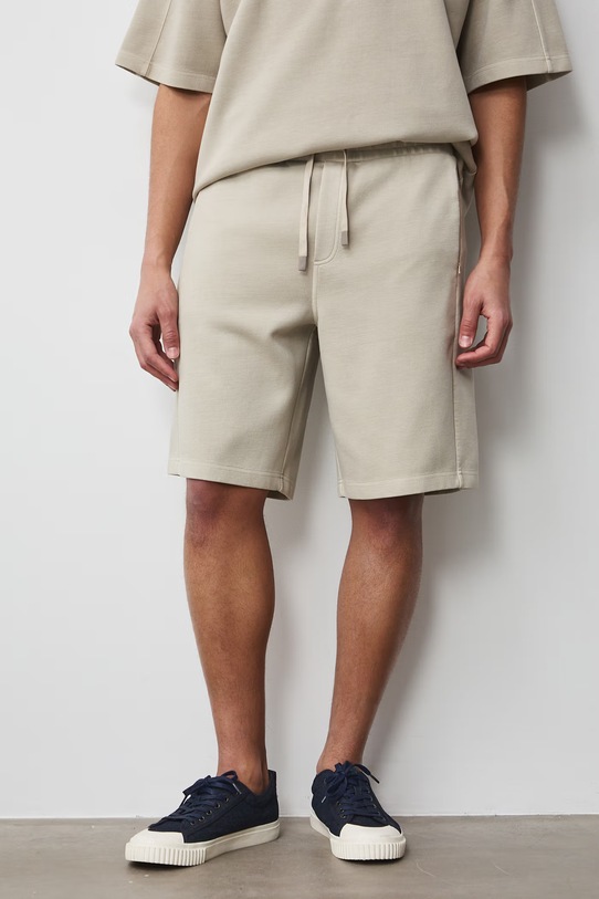 Odzież Medicine szorty dresowe męskie bawełniane RS26-SZM079 beżowy