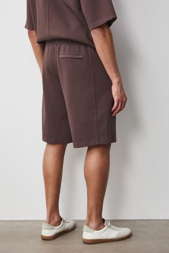 Odzież Medicine szorty dresowe męskie bawełniane RS26-SZM079 brązowy