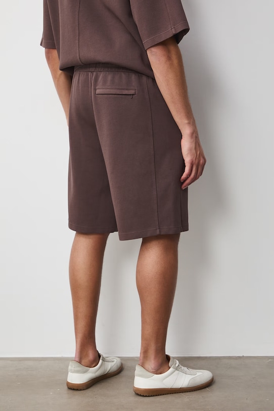 Odzież Medicine szorty dresowe męskie bawełniane RS26-SZM079 brązowy