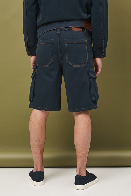 Odzież Medicine szorty cargo męskie jeansowe RS26-SZM513 granatowy