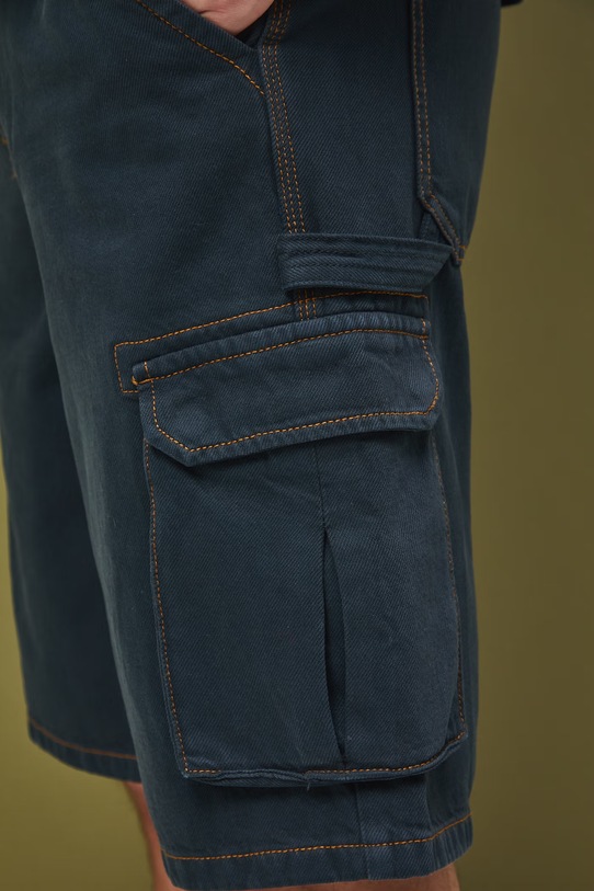 Medicine szorty cargo męskie jeansowe RS26-SZM513 granatowy