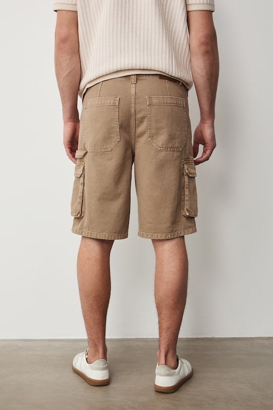 Odzież Medicine szorty cargo męskie jeansowe RS26-SZM513 beżowy