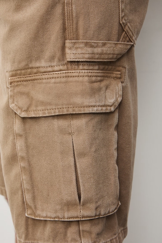 Medicine szorty cargo męskie jeansowe beżowy RS26-SZM513