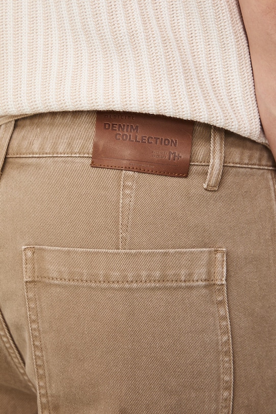 Medicine szorty cargo męskie jeansowe RS26-SZM513 beżowy