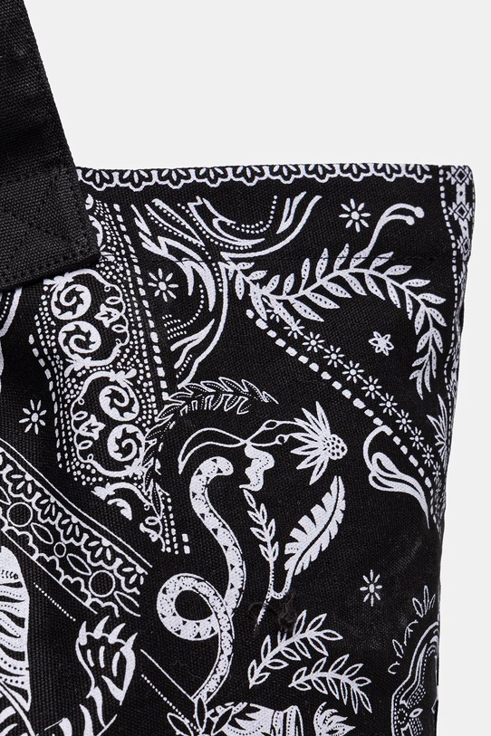 Torebka shopper damska bawełniana czarny RS26-TCD901