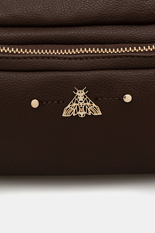 Medicine torebka crossbody damska z imitacji skóry brązowy RS26-TOD505