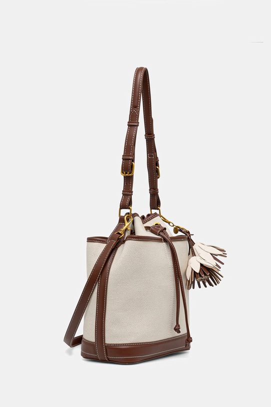 Medicine torebka worek damska RS26-TOD603 beżowy RS26