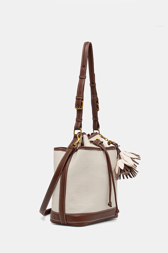 Medicine torebka worek damska RS26-TOD603 beżowy RS26