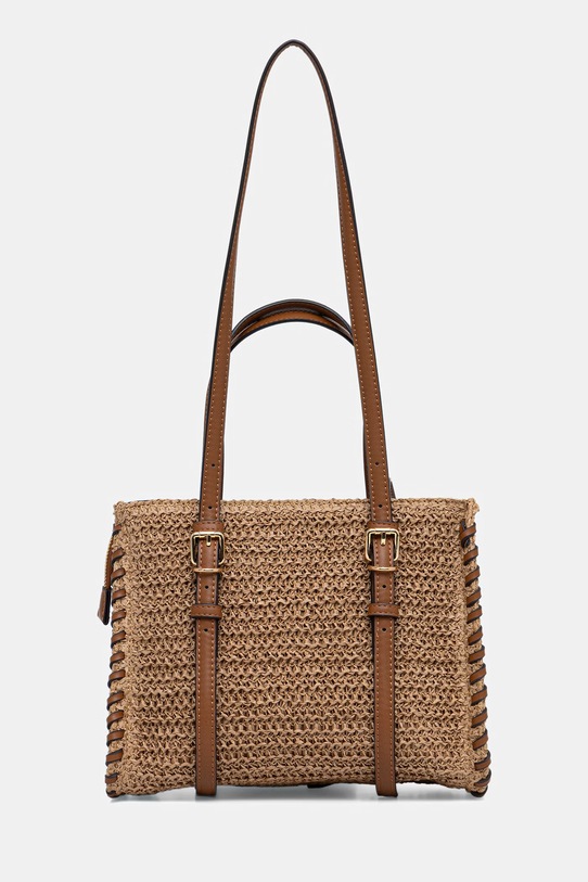 Torebka koszyk damska pleciona beżowy RS26-TOD702