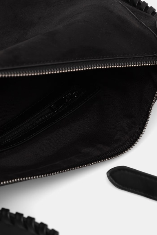 Kabelka dámska z imitácie semišu RS26-TOD707 čierna