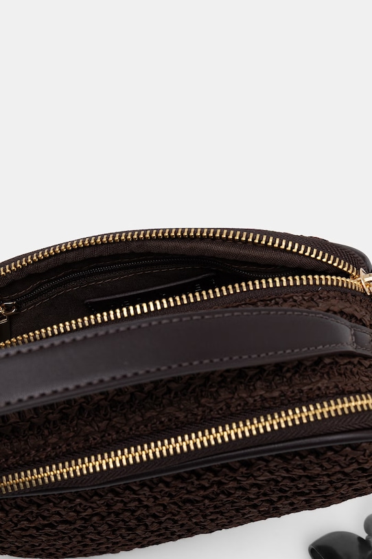 Medicine torebka crossbody damska pleciona RS26-TOD807 brązowy