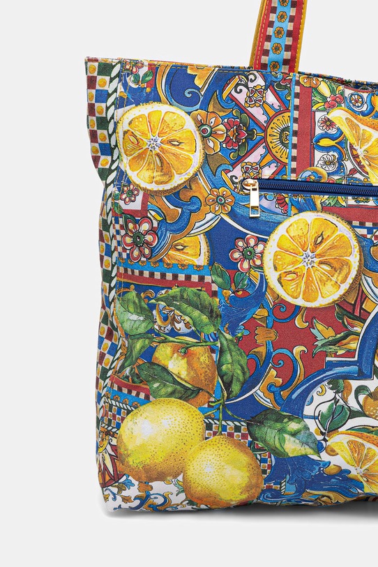 Akcesoria Torebka shopper damska bawełniana RS26-TOD812 multicolor