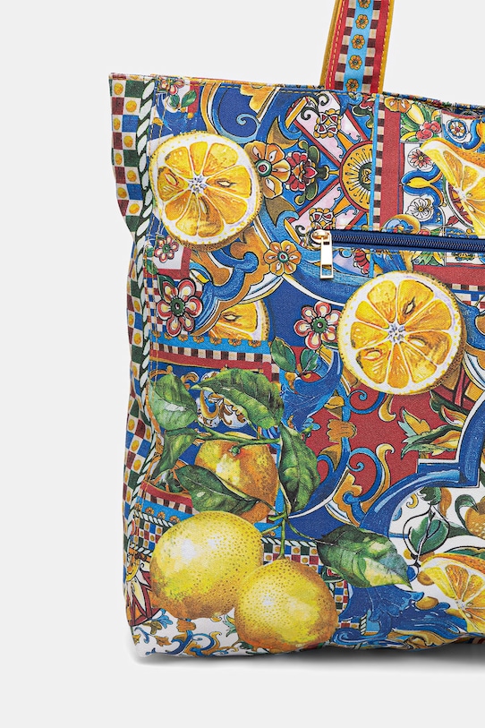 Akcesoria Torebka shopper damska bawełniana RS26-TOD812 multicolor