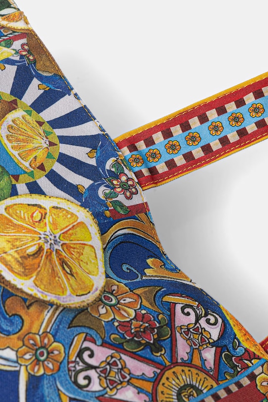 Torebka shopper damska bawełniana multicolor RS26-TOD812