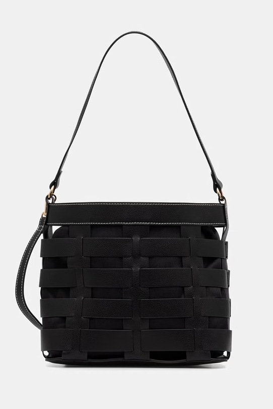 Medicine torba damska z imitacji skóry czarny RS26-TOD813