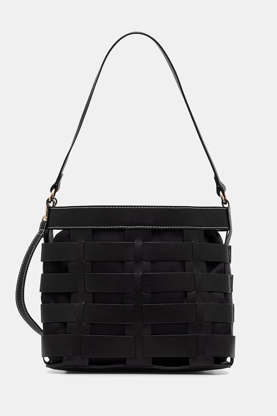 Medicine torba damska z imitacji skóry czarny RS26-TOD813