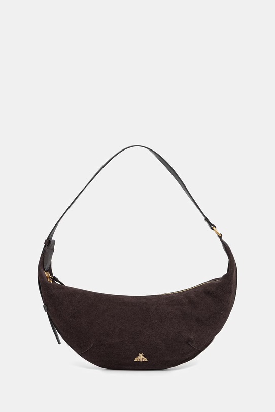 Torebka damska zamszowa brązowy RS26-TOD815