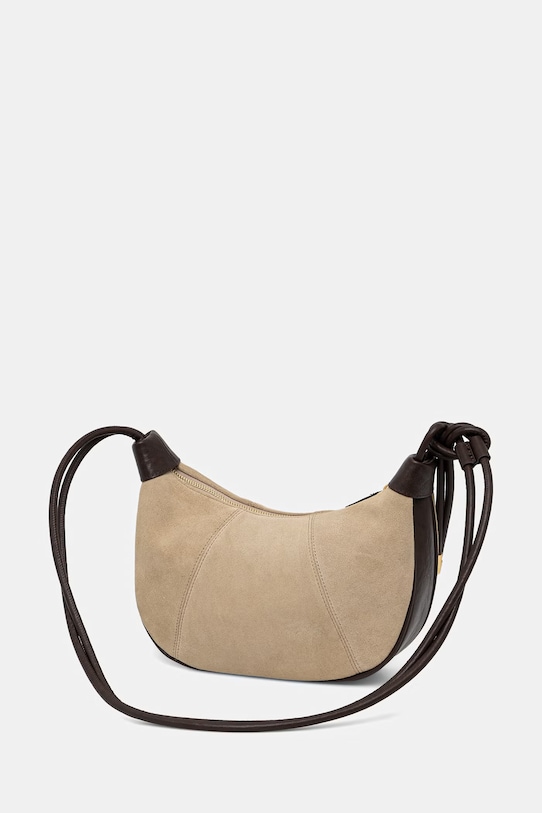 Akcesoria Torebka hobo damska zamszowa RS26-TOD816 beżowy