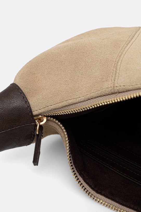 Torebka hobo damska zamszowa RS26-TOD816 beżowy