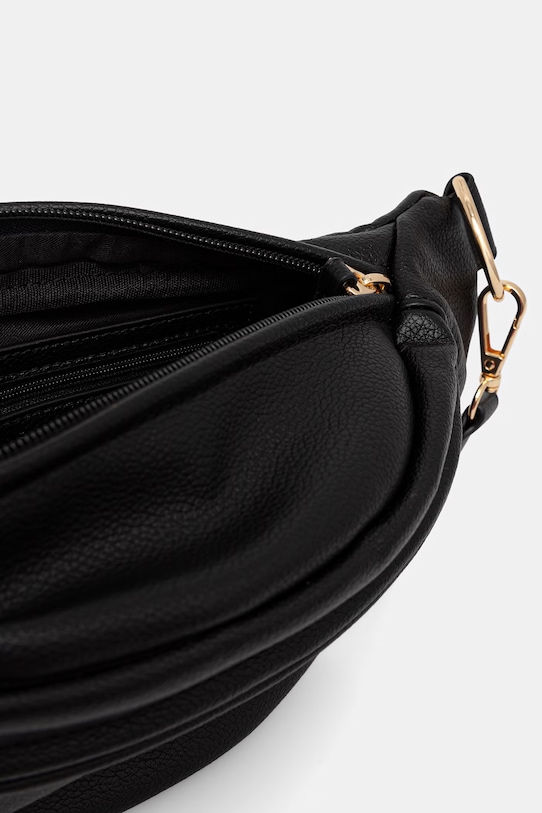 Nerka damska z imitacji skóry RS26-TOD912 czarny