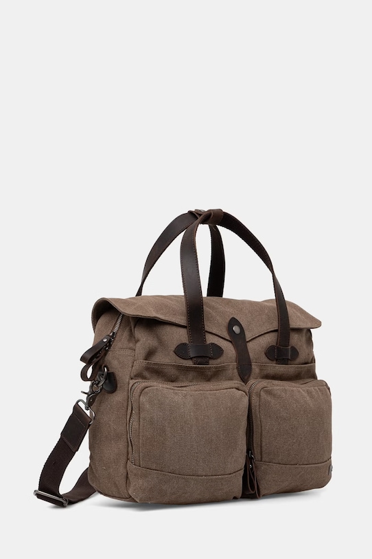 Torba męska z bawełną RS26-TOM900 brązowy RS26