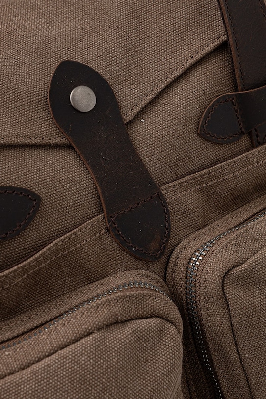 Torba męska z bawełną brązowy RS26-TOM900